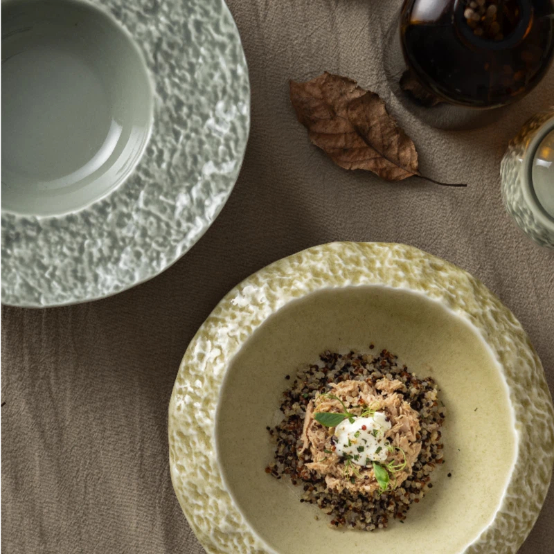 Era Collection – 2026 New Arrival, Eco-Friendly & Safe, Embossed Ceramic Dinnerware, Versatile Textured Tableware for Restaurants, Hotels & Fine Dining 11