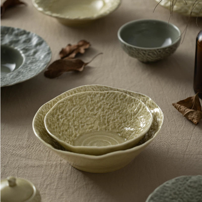Era Collection – 2026 New Arrival, Eco-Friendly & Safe, Embossed Ceramic Dinnerware, Versatile Textured Tableware for Restaurants, Hotels & Fine Dining 5