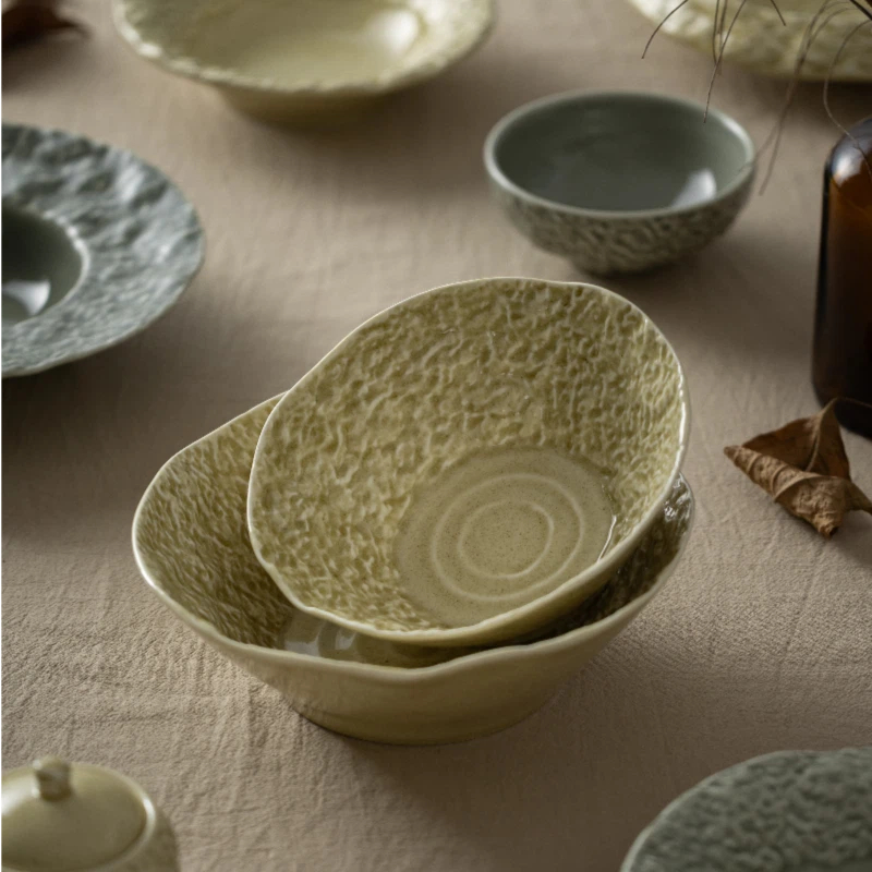 Era Collection – 2026 New Arrival, Eco-Friendly & Safe, Embossed Ceramic Dinnerware, Versatile Textured Tableware for Restaurants, Hotels & Fine Dining 6