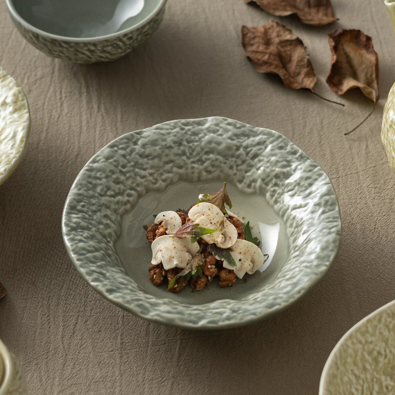 Era Collection – 2026 New Arrival, Eco-Friendly & Safe, Embossed Ceramic Dinnerware, Versatile Textured Tableware for Restaurants, Hotels & Fine Dining 8