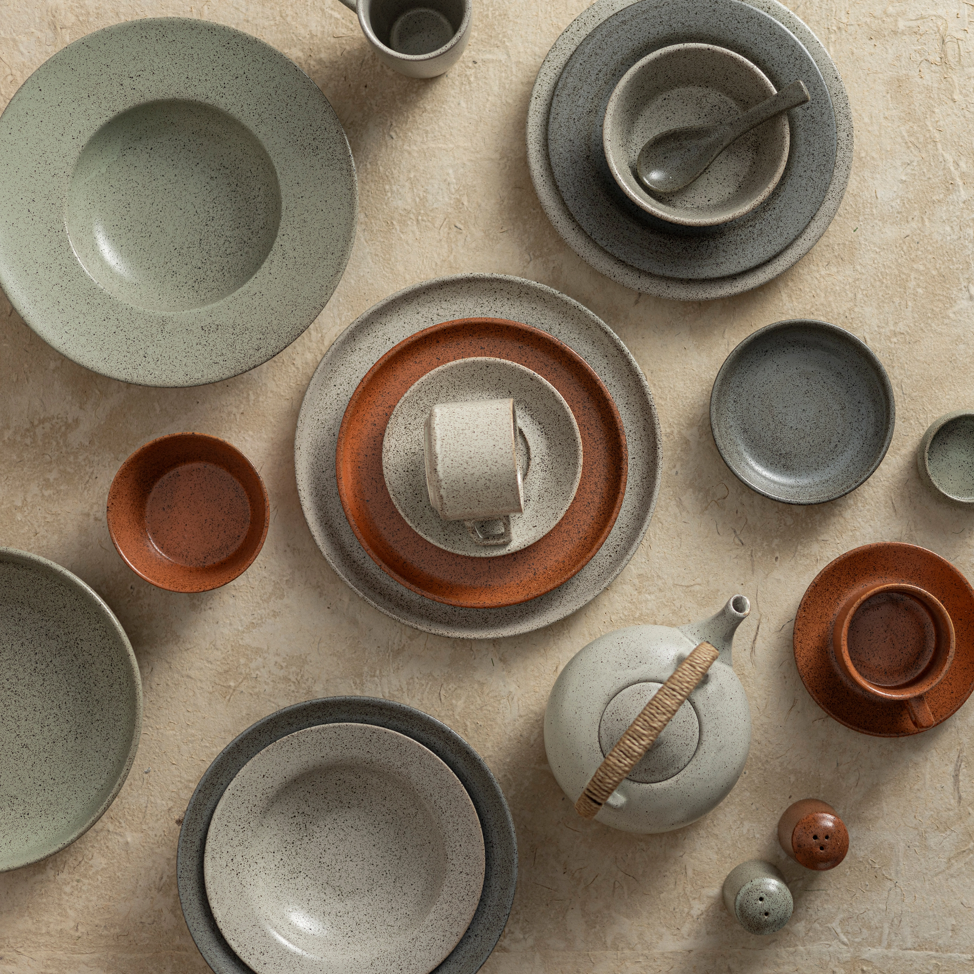 Rust Collection - 2026 New Durable Matte Food Safe, Vintage Elegant, Wear Resistant Ceramic Tableware for Luxury Hotels and Restaurants 1