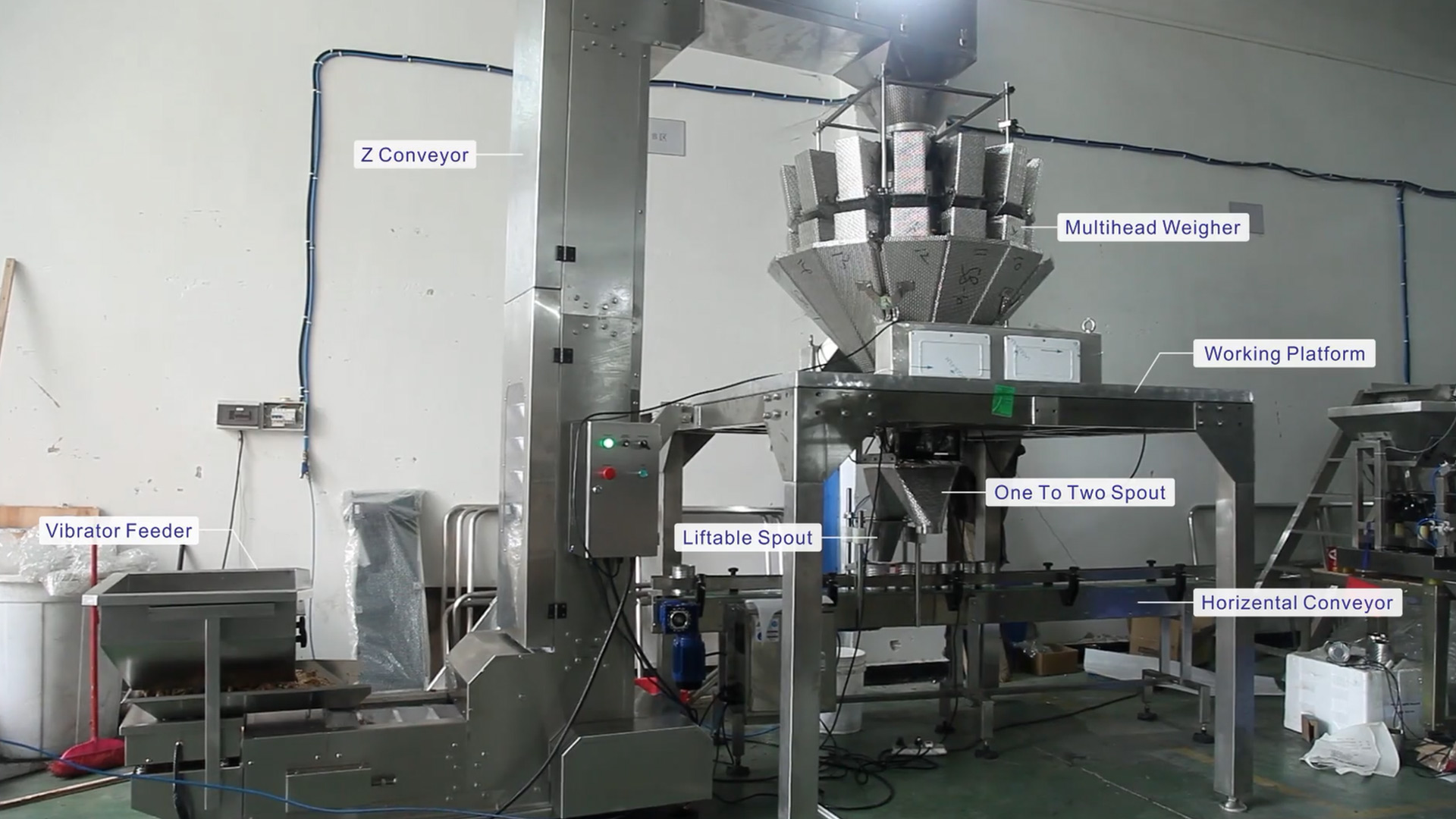 Jw-b24 Auto Weighing Dried Fish Packaging Machine | Kenwei