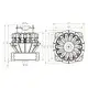Multihead Packing Machine Factory Price for Hardware Plastics0.5L 6