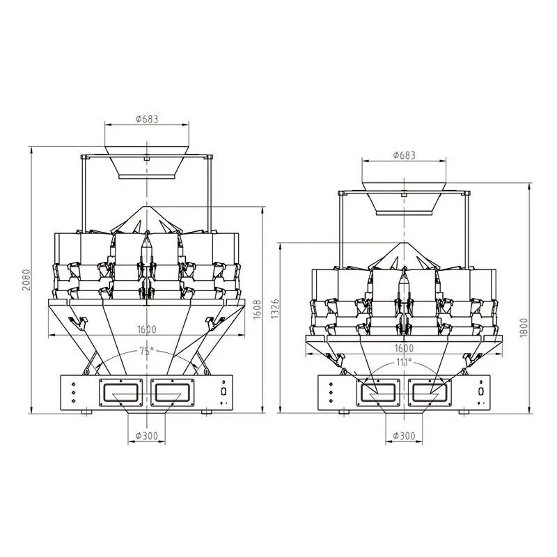 Factory Directprocess Packaging Machinery for Snack Food AM10-1-11 304 Stainless Steel 4