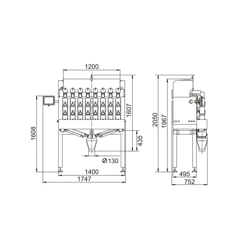 Good Selling Weighing Hopper Scales Made in China for Hardware Plastics 6
