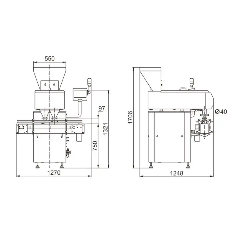 Factory Price Pill Counter Machine Supplier for Fresh Food & Fruit 6