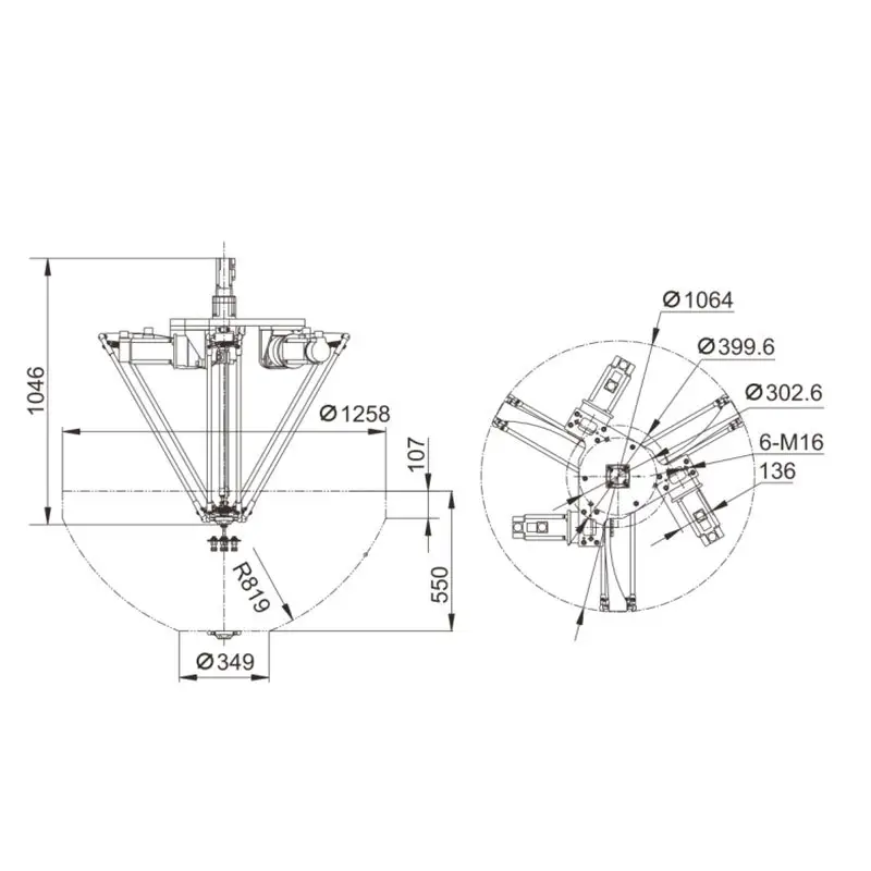 Standardparallel Link Robot for Non Food Packing T/T 7-30days 6