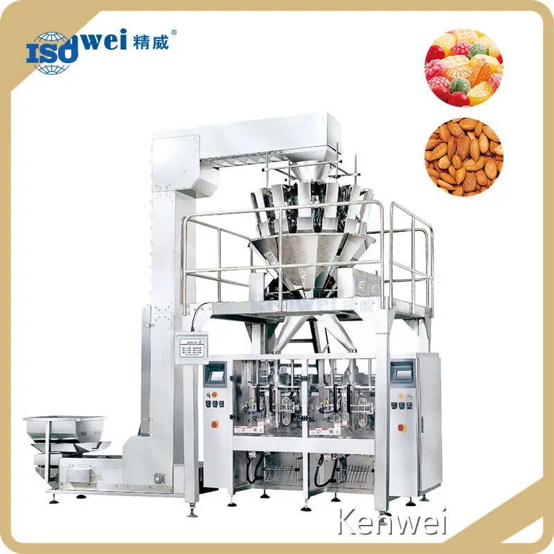 Twin Vertical Packaging Machines with Multihead Weigher for Automated High-Speed Packaging JW-B2