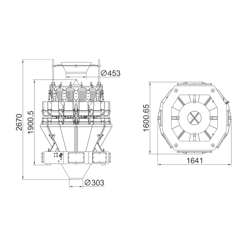 Multihead Weighers Multihead Weigher Price for Frozen Food X(1) Series 3
