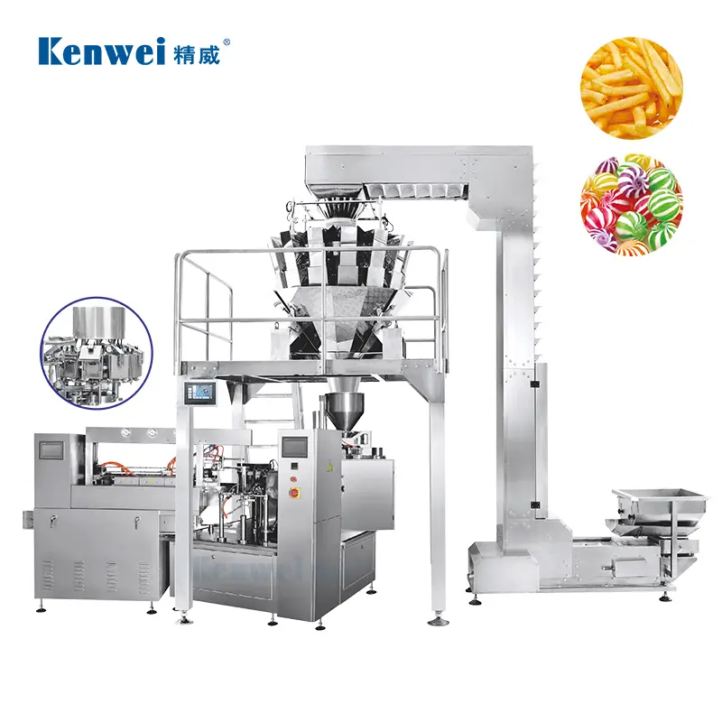 Rotary Vacuum Weighing & Packing Solution for Automated Food Packaging