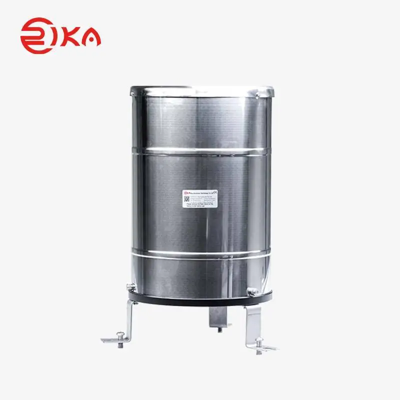 Pluviómetro con sensor de lluvia con cubo basculante de metal RK400-01 1