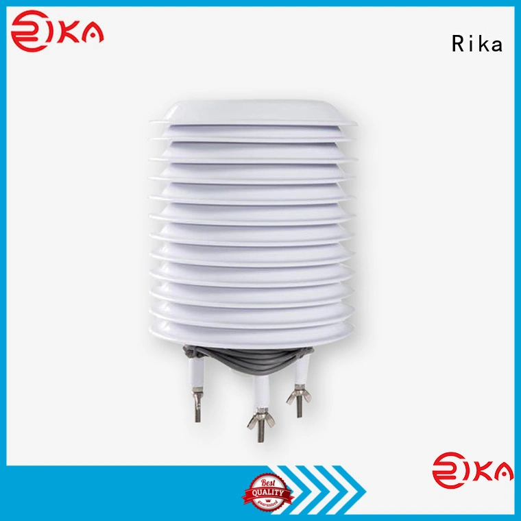 Rika weather station radiation shield factory 1
