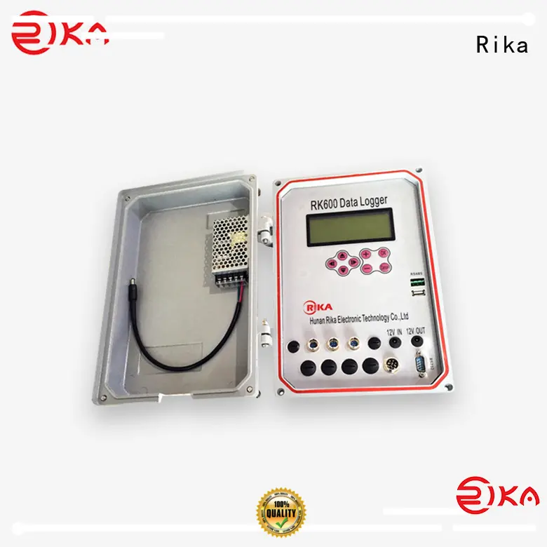 Rika weather data logger manufacturer for mesonet systems 1