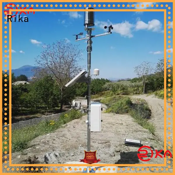 Rika best professional weather station factory for rainfall measurement 1