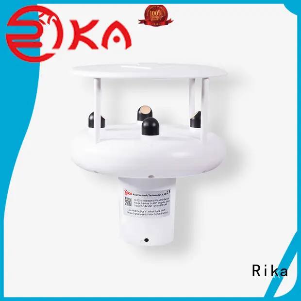 Rika professional ultrasonic anemometer supplier for wind spped monitoring 1