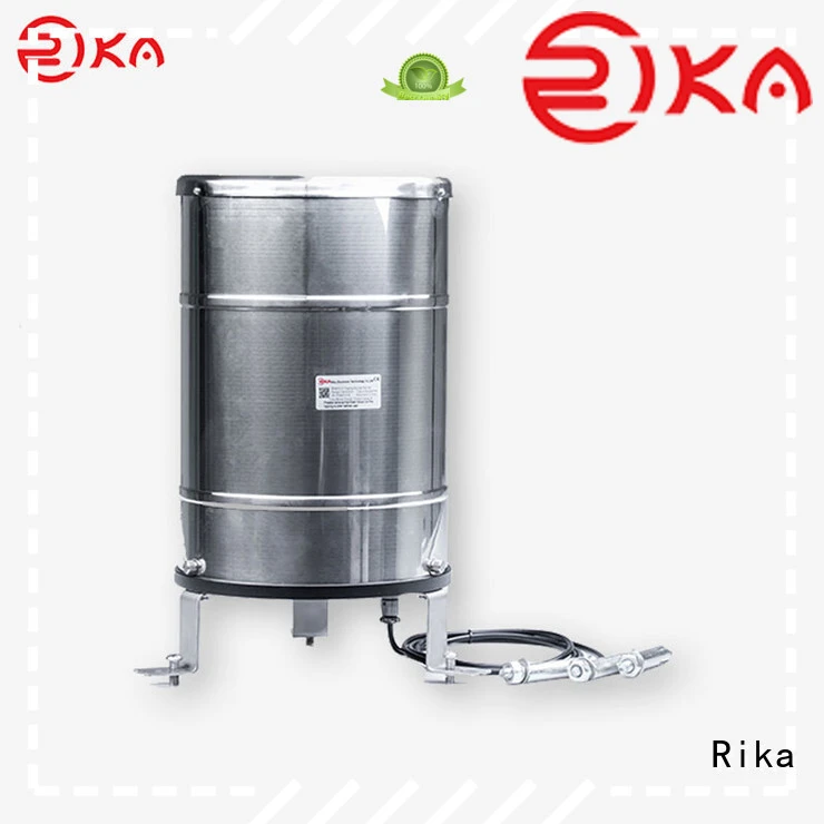 Rika professional weighing bucket rain gauge manufacturer for agriculture 1