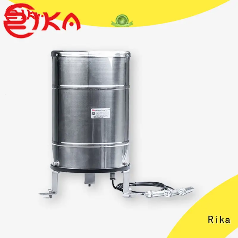 Rika great electronic rain gauge solution provider for measuring rainfall amount 1