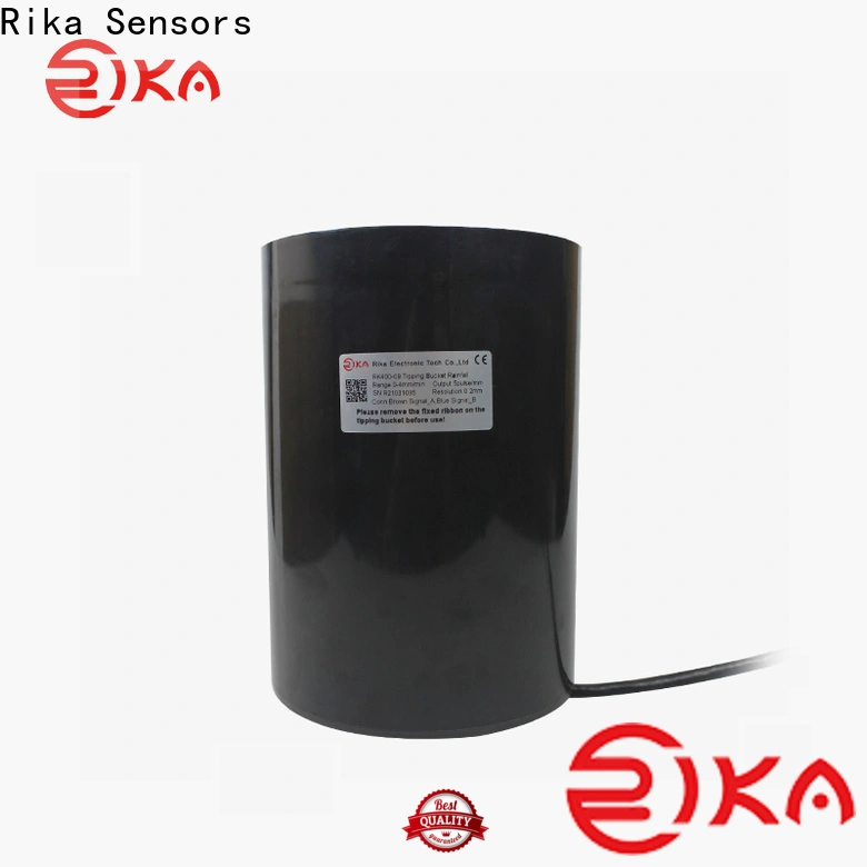 Rika Sensors recording type rain gauge factory 1