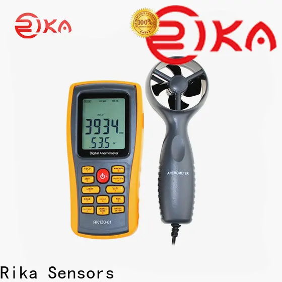 Rika Sensors portable anemometer digital factory for industrial applications 1