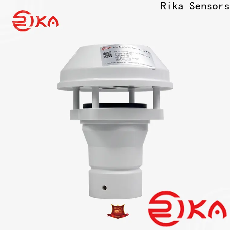 Rika Sensors professional low cost ultrasonic anemometer solution provider for wind monitoring 1