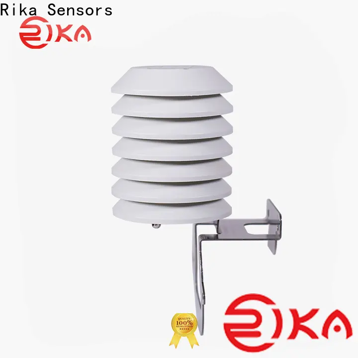 Rika Sensors weather station radiation shield company for relative humidity measurement1 1