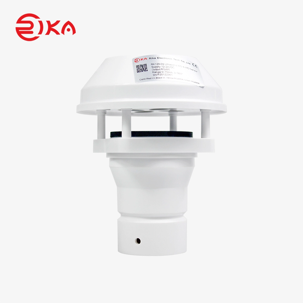 RK120-09 Sensor ultrasónico de dirección de velocidad del viento & 1