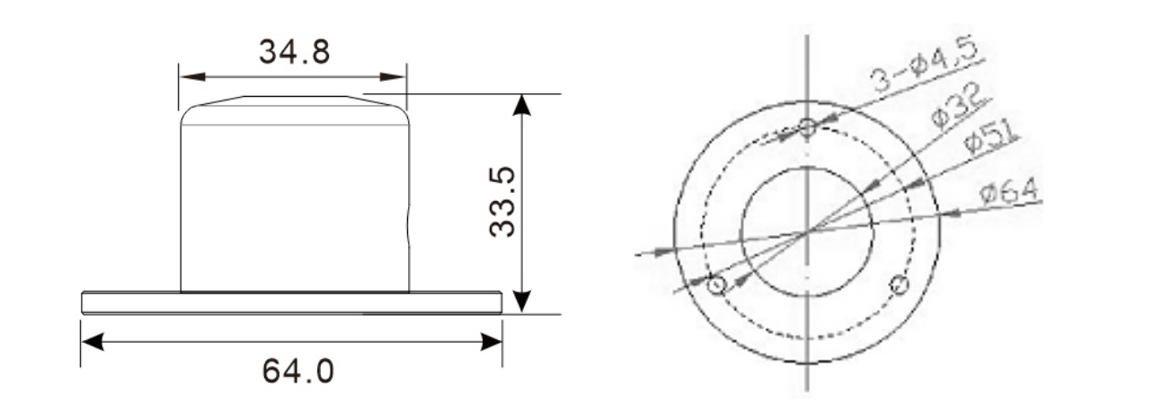 RK200-02 Type A PAR Sensor , Photosynthetic Active Radiation Sensor 16