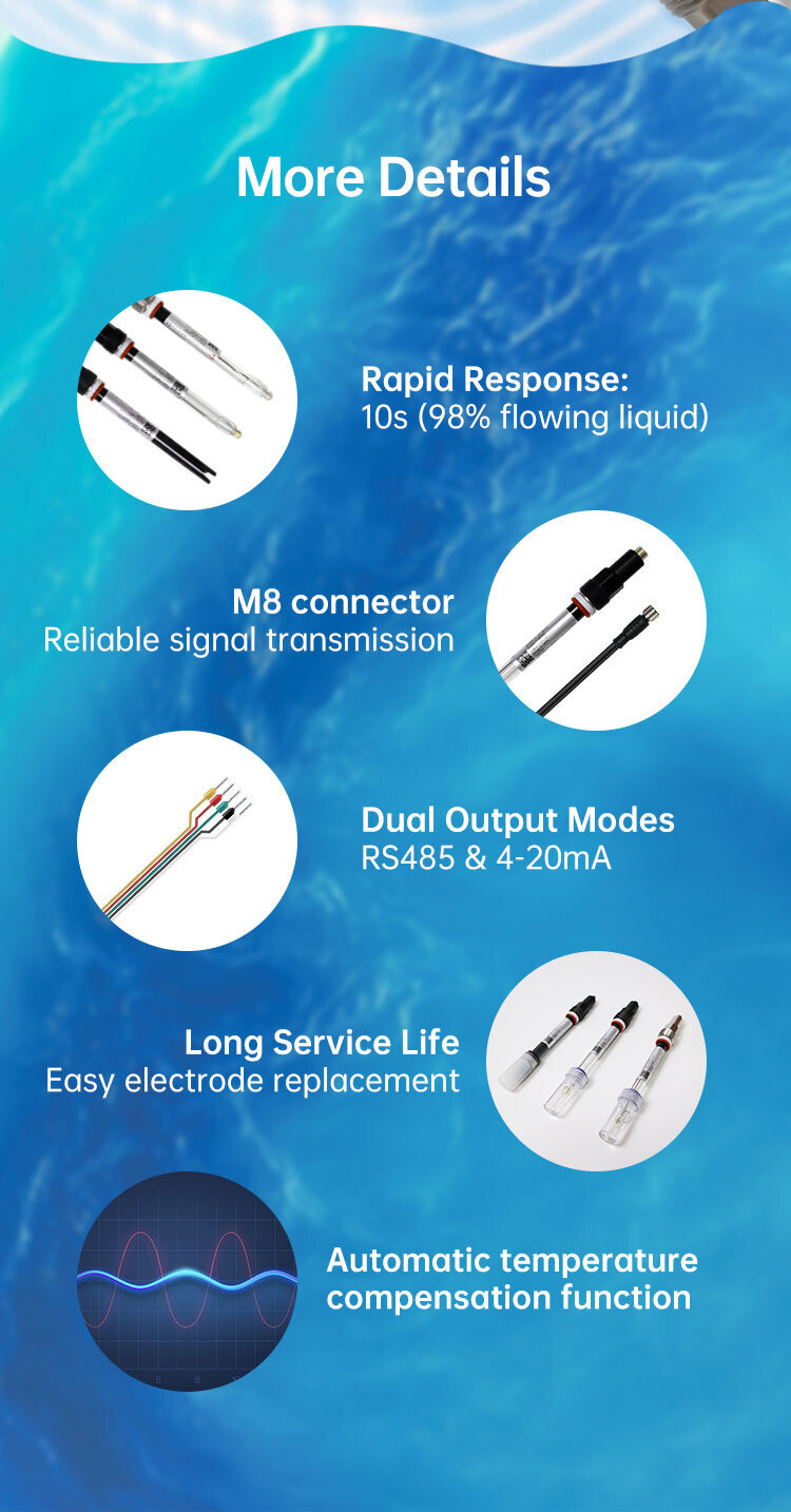 RK500-12 water quality pH sensor with multiple product advantages