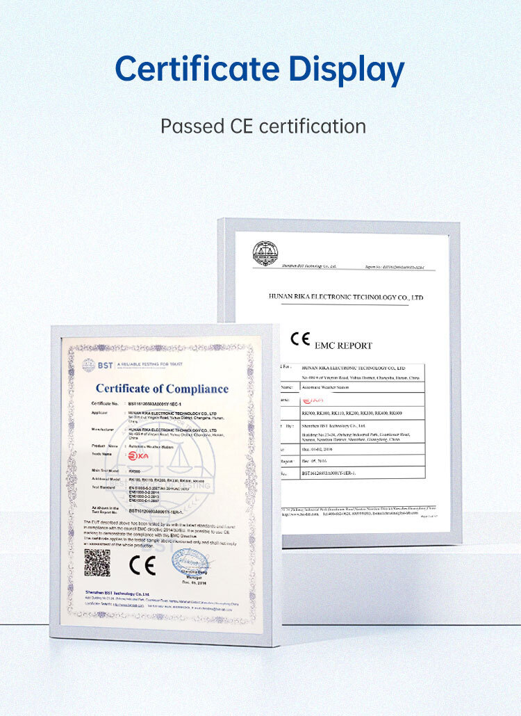 RK900-01 Certificate Display