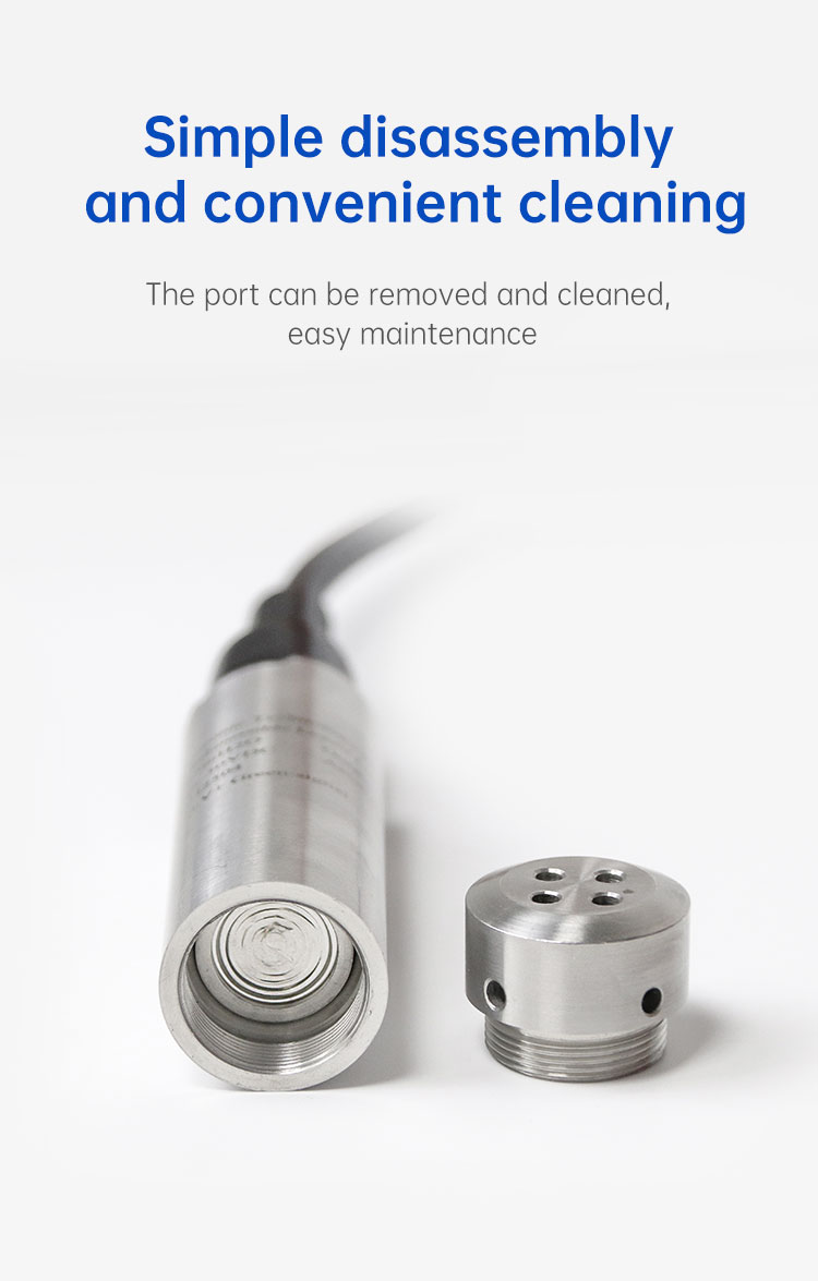 Submersible Liquid Level Transmitter Submersible Water Level Sensor ...