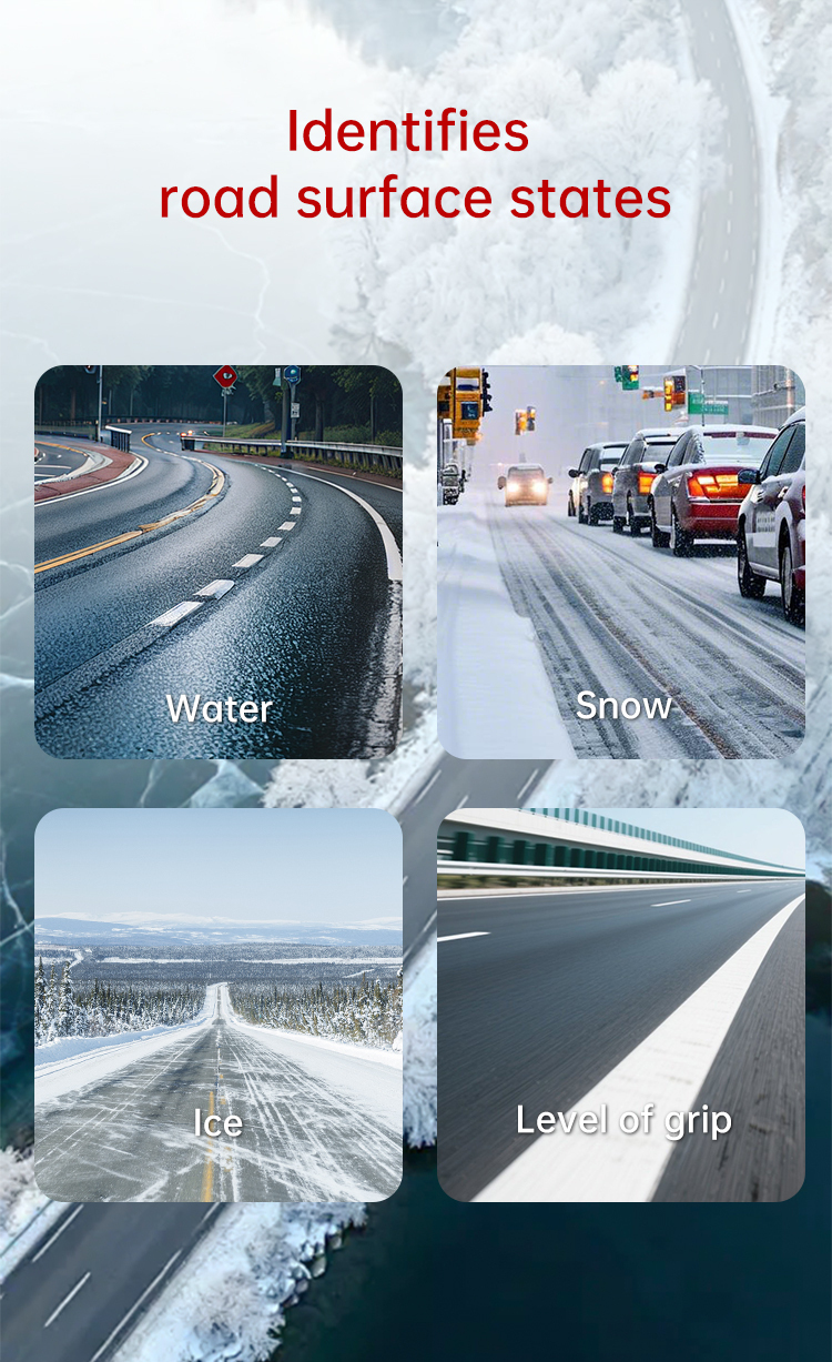 RK500-55 Non-Contact Road Condition Sensor Identifies road surface states