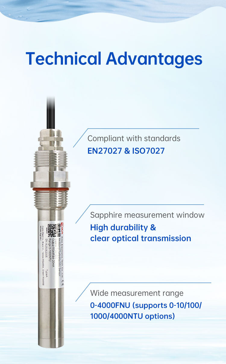 Technical Advantages of RK500-07 Water Turbidity Sensor