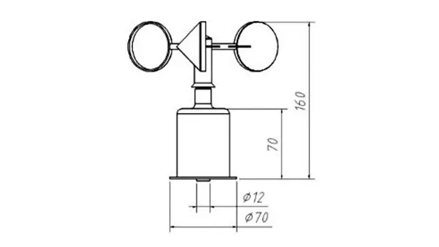 RK100-02 Plastic Wind Speed Sensor Wind Anemometer 14