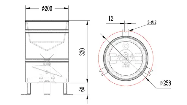 RK400-01 Metal Tipping Bucket Rainfall Sensor Rain Gauge 16