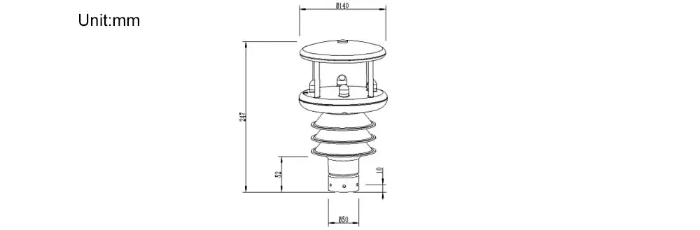 RK900-10 Ultrasonic Automatic Weather Sensor 14