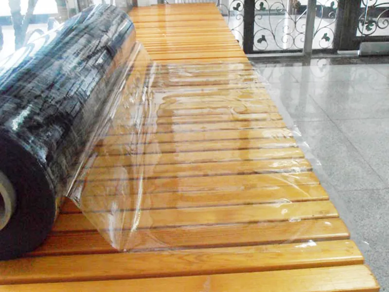 Qualitypvc Film for Plastic Raincoat Over 30 Kinds of Embossing Patterns Transparent 3