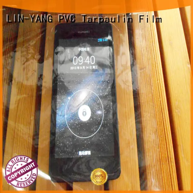 Waterproof, anti-fouling transparent PVC film 1