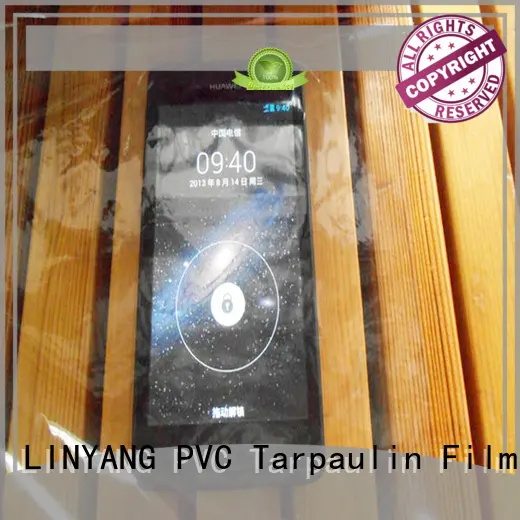 waterproof pvc transparent film factory for agriculture LINYANG 1