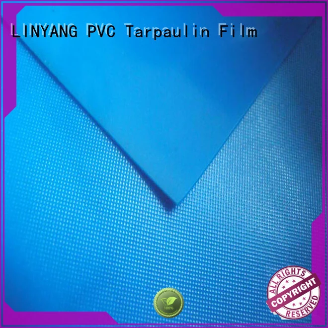 LINYANG widely used white pvc film design for raincoat 1