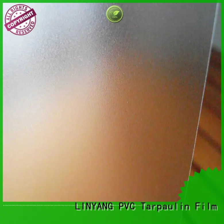 LINYANG waterproof Translucent PVC Film directly sale for raincoat 1
