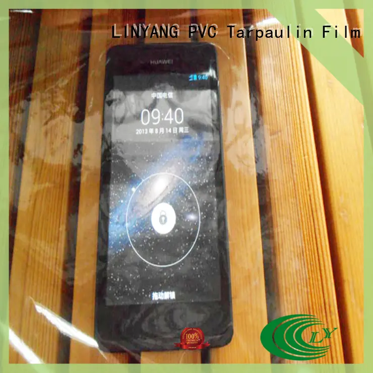 pvc Transparent PVC Film customized for handbags membrane LINYANG 1