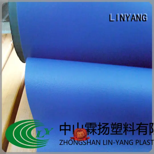 LINYANG semirigid self adhesive film for furniture series for indoor 1