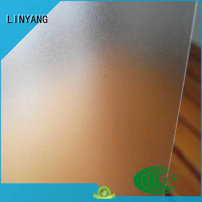 LINYANG widely used Translucent PVC Film personalized for plastic tablecloth 1