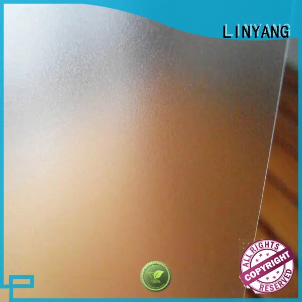 LINYANG antifouling Translucent PVC Film from China for plastic tablecloth 1