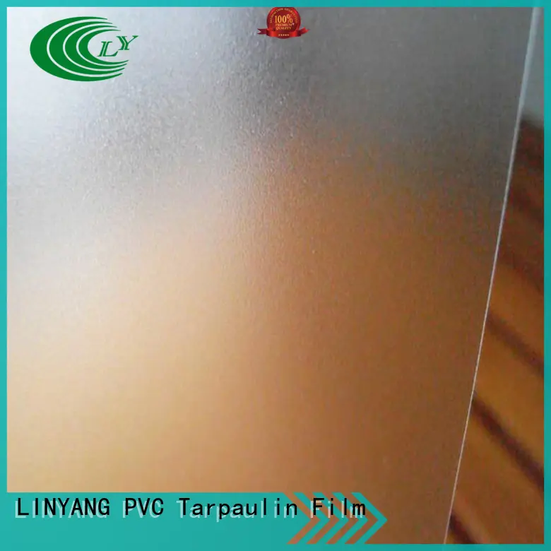 LINYANG translucent Translucent PVC Film from China for shower curtain 1