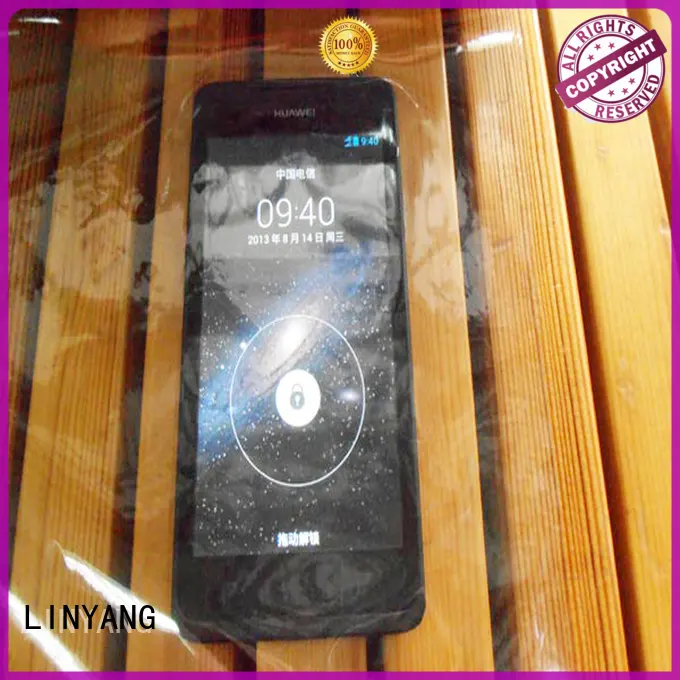 LINYANG transparent clear pvc film customized for handbags membrane 1