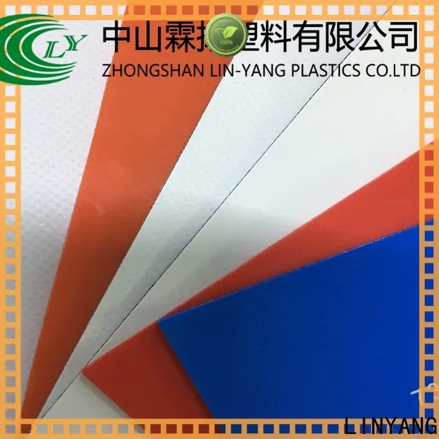 LINYANG the newest PVC Tarpaulin fabric manufacturer for outdoor 1