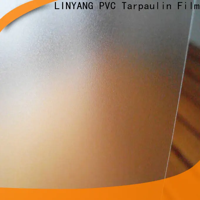 LINYANG film Translucent PVC Film personalized for plastic tablecloth1 1