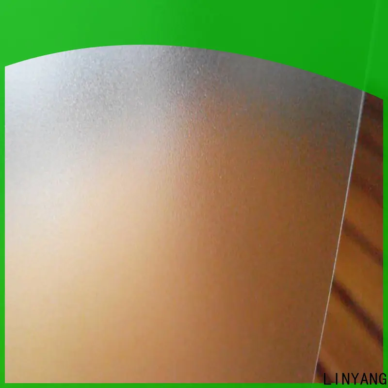 LINYANG waterproof Translucent PVC Film personalized for raincoat 1