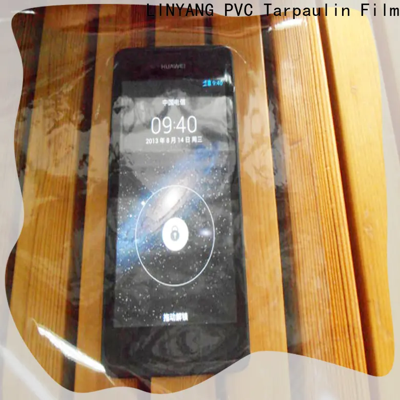 anti-UV Transparent PVC Film waterproof customized for outdoor 1